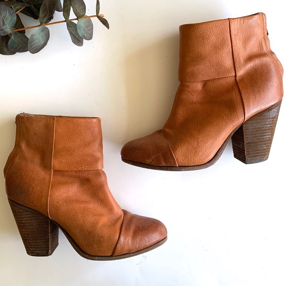 rag & bone Shoes - Rag & Bone Classic Newbury Bootie in Tan Leather